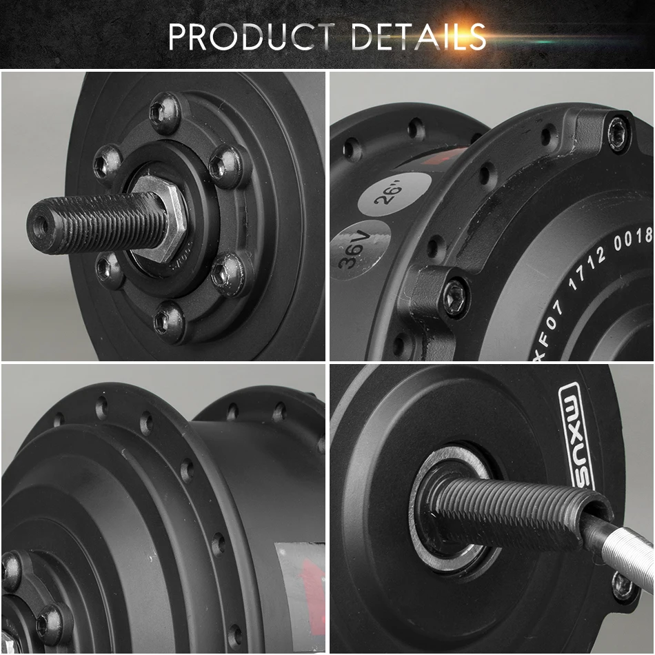 Clearance XF07 24V 36V 48V  250W 350W  Bicicleta Eletrica Front Motor Wheel Brushless Dc Motor for Electric Bicycle Conversion kit 2 Clearance XF07 24V 36V 48V  250W 350W  Bicicleta Eletrica Front Motor Wheel Brushless Dc Motor for Electric Bicycle Conversion kit 2