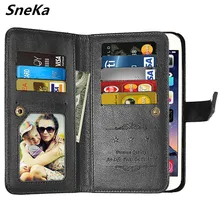 Enjoy 7S case for Huawei P Smart cover leather wallet Flip Multi-card cases for Huawei P Smart case FIG-LX1 FIG-L21 FIG L21 LX1 skinbox slim silicone 4people чехол для huawei p smart enjoy 7s transparent