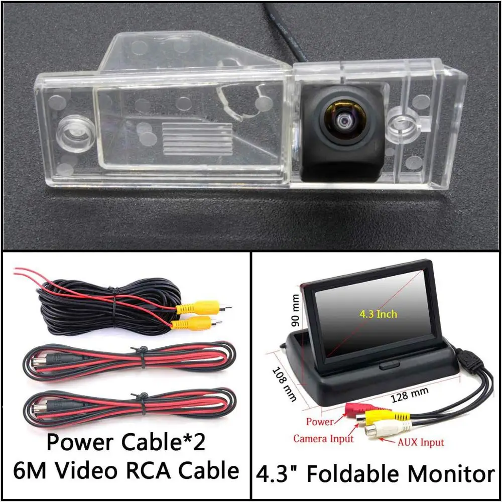 Cam N 4.3 inch Fold 175 градусов HD камера заднего вида для KIA Sedona(VQ) Carnival(VQ)/Carnival III/Carnival R/grand Carnival VQ автомобильный монитор - Название цвета: Cam N 4.3 inch Fold
