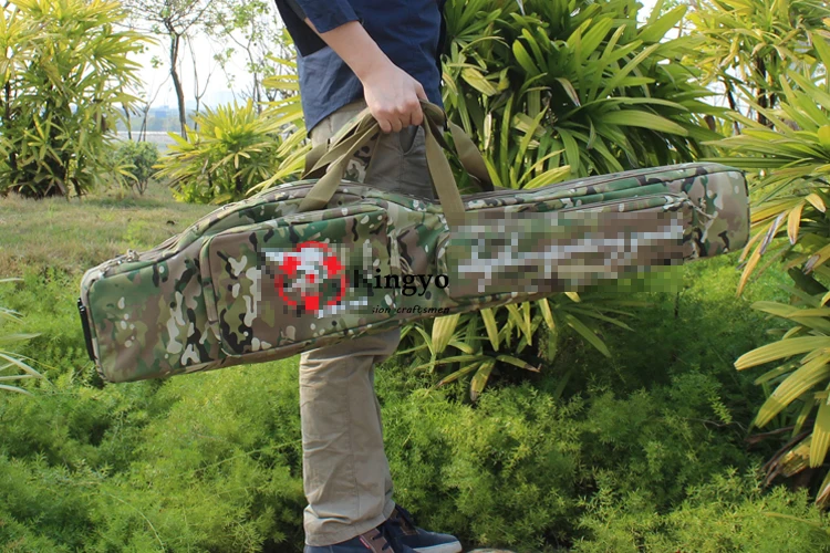 

Tactical hunting carry hand case 116CM long rifle gun slip double hunting backpack bag Multicam free shipping