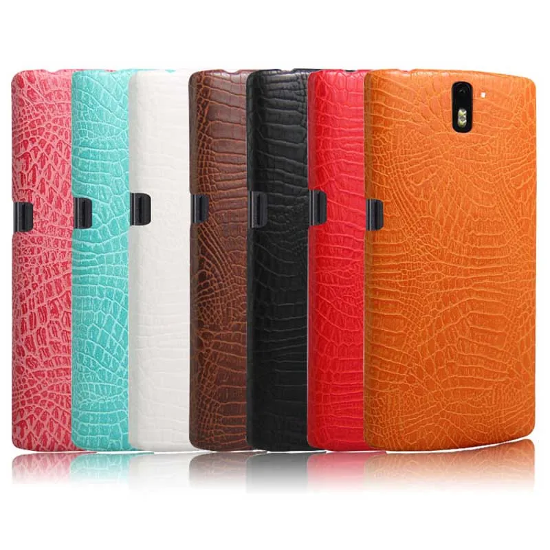 

Oneplus 1 Case One Plus1 Cover Luxury Alligator Crocodile Skin Back Phone Case Oneplus1 One Plus 1 Fundas Coque