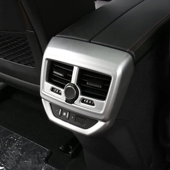

ABS Matt Armrest rear back AC Air Vent Outlet Frame Cover Trim 1 PCS For Peugeot 5008 GT 2017 2018