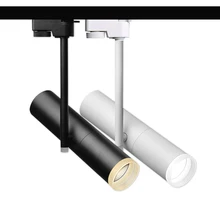 3 Вт, 5 Вт, 7 Вт, 10 Вт, 12 Вт, светодиодный светильник на рельсах, высокая мощность, COB светодиоды, декоративный светильник для магазина, точечный светильник, ing