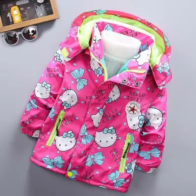 Детская куртка с капюшоном из водонепроницаемого флиса на зиму и весну модная детская одежда для мальчиков и девочек 3, 4, 6, 7 год - Цвет: Brown