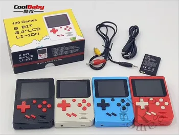 

Q6 Handheld Game Console no gamepad AV Out Gaming Machine 800mAh Battery Built-in 129 Classic Games With 2.4inch Screen Display