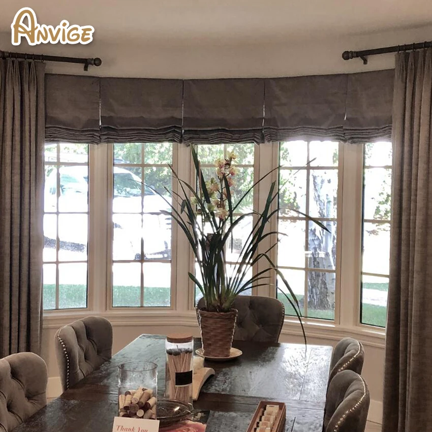 

Removable washable custom roman shade, fabric blinds, roman blind, kitchen roman curtain, privacy curtain