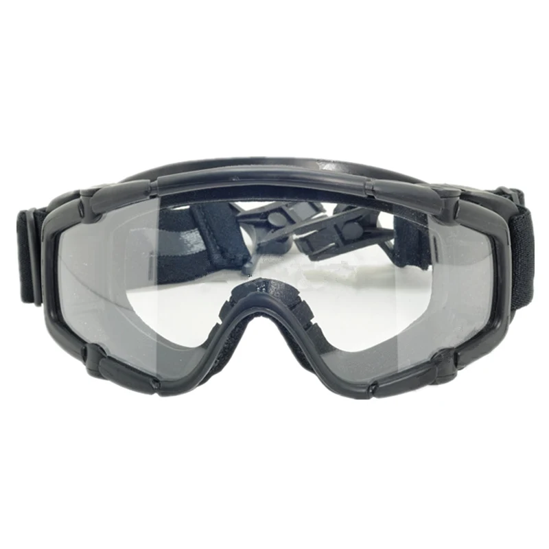 Тактические лыжные очки SI-Баллистические Очки для шлема Черный DE розовый - Цвет: Черный