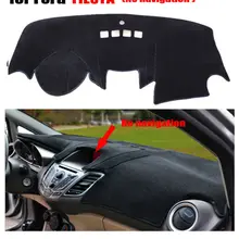 Чехлы для приборной панели автомобиля коврик для Ford Fiesta без навигации 2008- dashmatt pad dash Чехлы для приборной платформы аксессуары