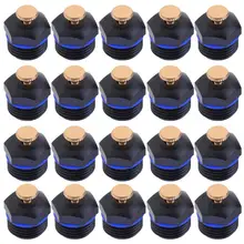 20pcs/pack 1/2” Garden Sprinklers Micro Flow Dripper Drip Head Irrigation Tools Brass Spray Misting Nozzle Garden Sprinklers