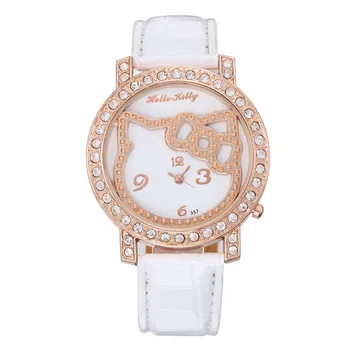 

Rhinestone Children Watches Ladies Diamond Women Wristwatch Cute Cartoon Girls Clock Student Dress Saats Enfant Ceasuri Rejores