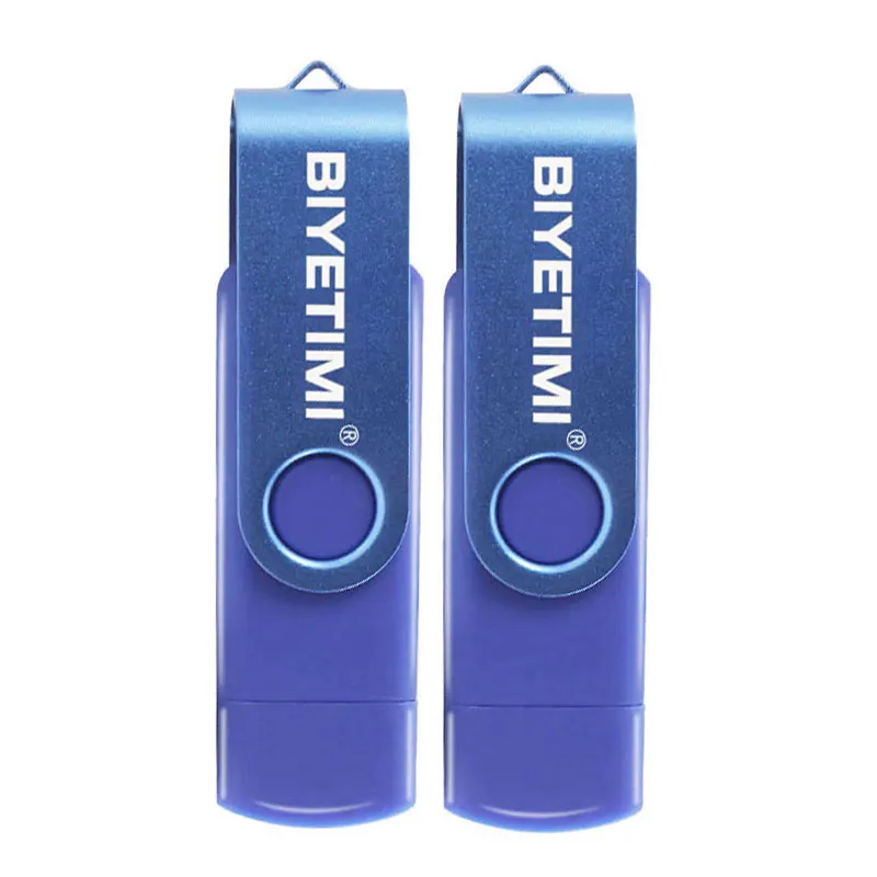 Biyetimi флеш-накопитель USB 3,0 OTG для телефона Android высокоскоростная карта памяти, Флеш накопитель 64 ГБ 32 ГБ 16 ГБ 8 ГБ USB флеш-накопитель из металла