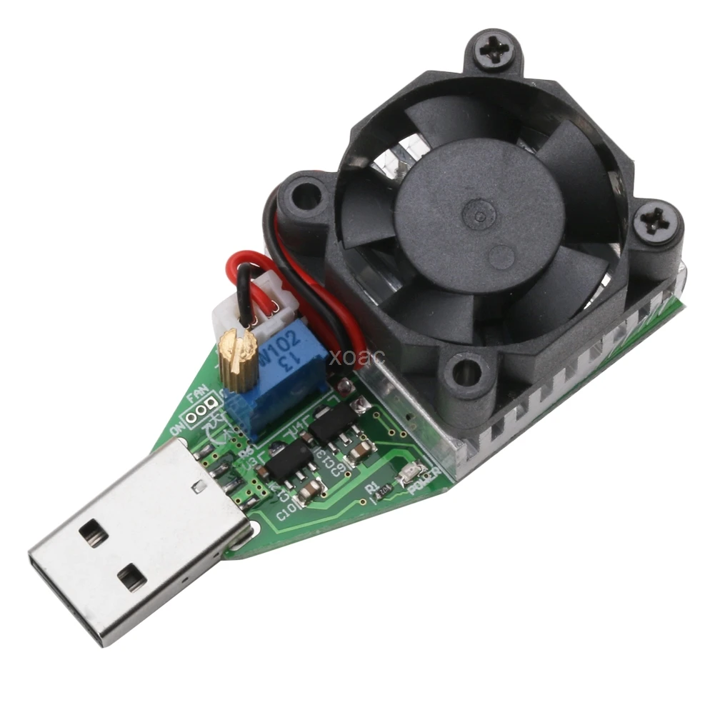 

DC 3.7~13V USB 15W Adjustable Constant Current Electronic Load Discharger M12 dropship