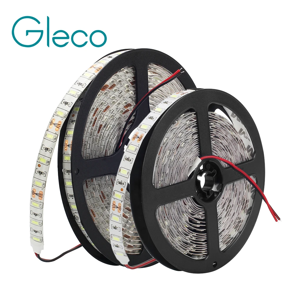 cheap DC12V LED Strip 5730 SMD 60LEDs m 5M IP20 IP65 Waterproof LED Flexible Light Brighter than 5050 5630