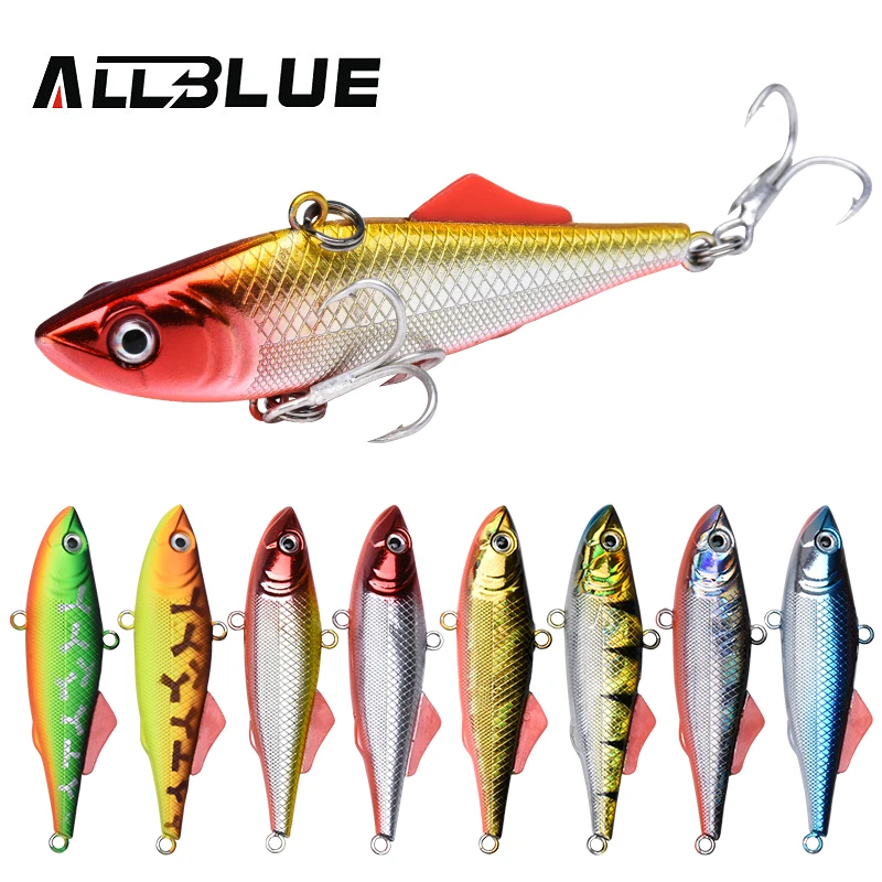 ALLBLUE KALIKA VIB 65S Sinking Vibration Fishing Lure Hard Plastic Artificial VIB Winter Ice Jigging Pike Bait Tackle Isca Peche ALLBLUE KALIKA VIB 65S Sinking Vibration Fishing Lure Hard Plastic Artificial VIB Winter Ice Jigging Pike Bait Tackle Isca Peche