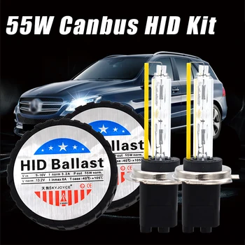 

SKYJOYCE 1 Set 55W HID Canbus Kit All In One 55W HID Canbus Ballast 5500K Fast Bright H1 H3 H7 H11 9005 9006 9012 D2H HID Bulb