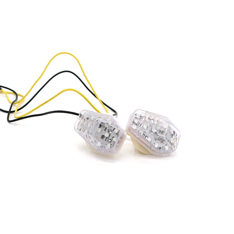 

Clear Lent Motorcycle LED Mount Flush Blinker Indicator Tail Turning Signals Light for Suzuki GSXR 600 750 1000 Gixxer