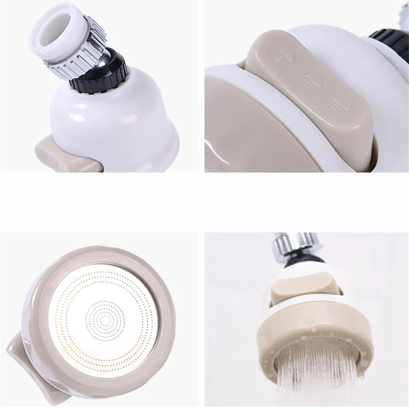 Pressurized 3 Modes Water Saving Abs Faucet Aerators Water Tap