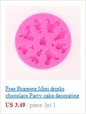 Косметика в форме 3D силиконовая форма для кексиков форма для формы из полимерной глины шоколадные кондитерские конфеты делая инструменты для украшения F0075
