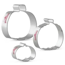 KENIAO Хэллоуин Тыква Формочки-3 различных размеров и Шап-печенье/помадка резак-нержавеющая сталь