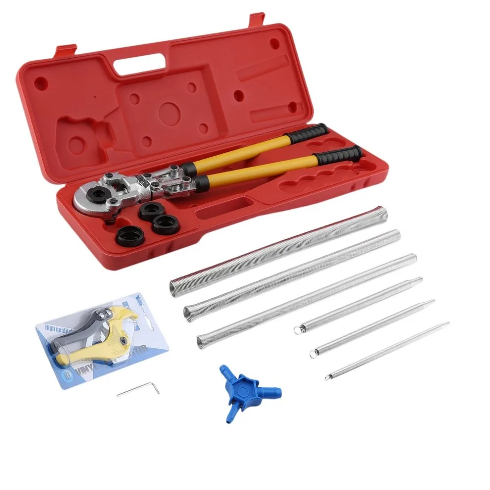 

(Ship From DE)Portable Tube Crimping Tool With Bending Tool Set HY-1632 Professional TH Crimping Pliers For Pipe Connections