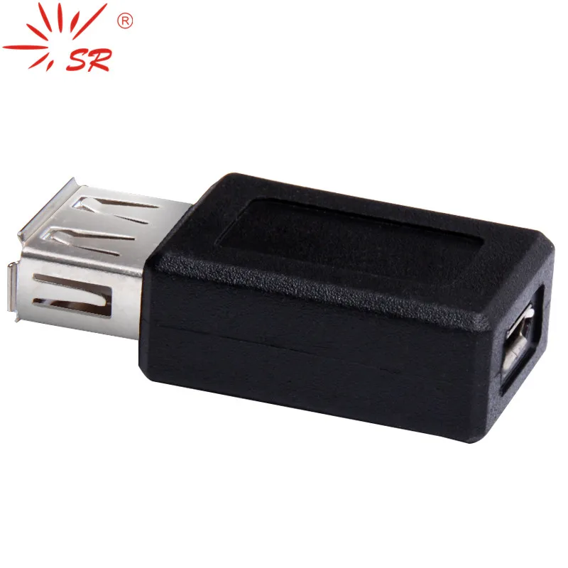 SR USB A гнездовой к Micro B адаптер разъем Jack конвертер для мобильных телефонов и