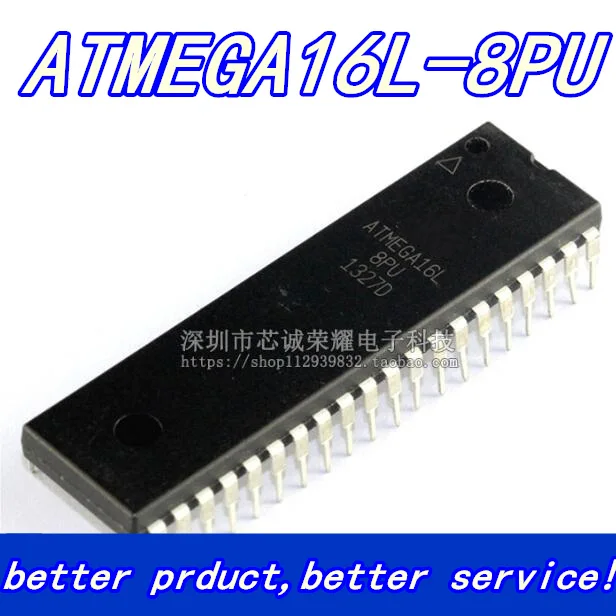 

1PCS ATMEGA16L-8PU ATMEGA16L ATMEGA16A-PU ATMEGA16L-16PI ATMEGA16L-16PC DIP40 In Stock