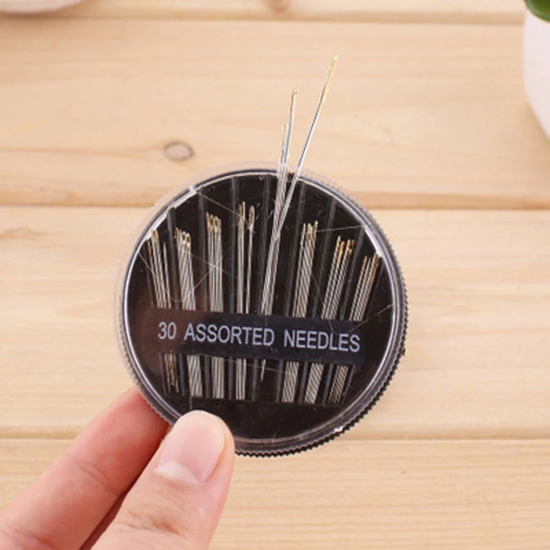 30pcs-set-Assorted-Hand-Sewing-Needles-with-Round-Storage-Box-Stainless-Steel-Knitting-Needlework-DIY-Sewing (1)