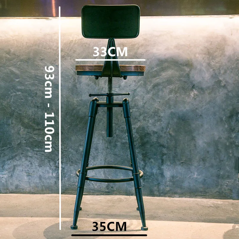 RUSTIC INDUSTRIAL VINTAGE RETRO METAL BREAKFAST BAR STOOL KITCHEN COUNTER CHAIR WITH BACKREST ADJUSTABLE HEIGHT RESTAURANT CAFE RUSTIC INDUSTRIAL VINTAGE RETRO METAL BREAKFAST BAR STOOL KITCHEN COUNTER CHAIR WITH BACKREST ADJUSTABLE HEIGHT RESTAURANT CAFE