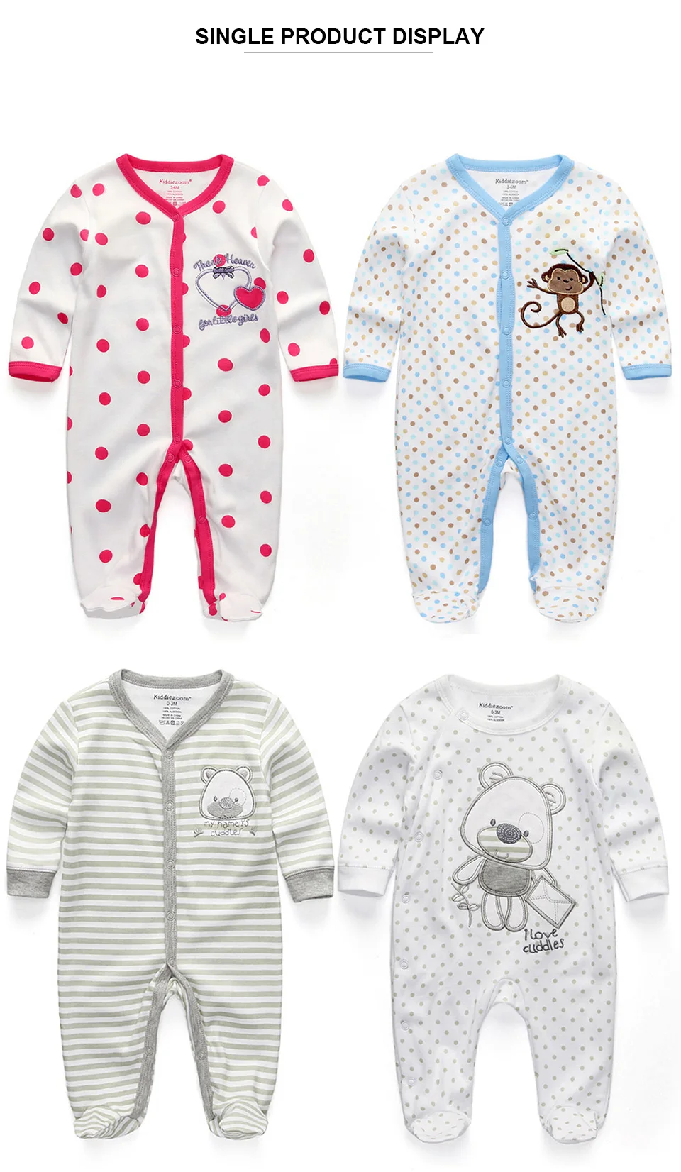 Г. 6 шт./лот, комплект одежды для новорожденных, унисекс, хлопок, для маленьких девочек, комбинезоны, летняя одежда для маленьких мальчиков одежда с длинными рукавами, Roupas de bebe