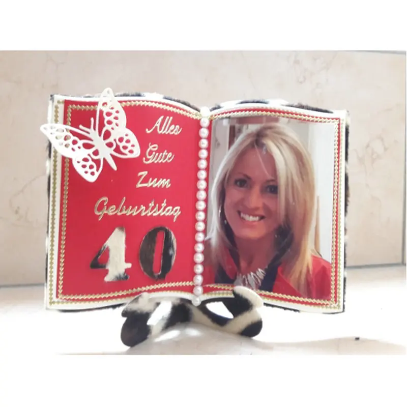  3D Books Frame Metal Cutting Die Scrapbooking Embossing Stencil Card Cut Dies For DIY Invitation Al - 32846391673