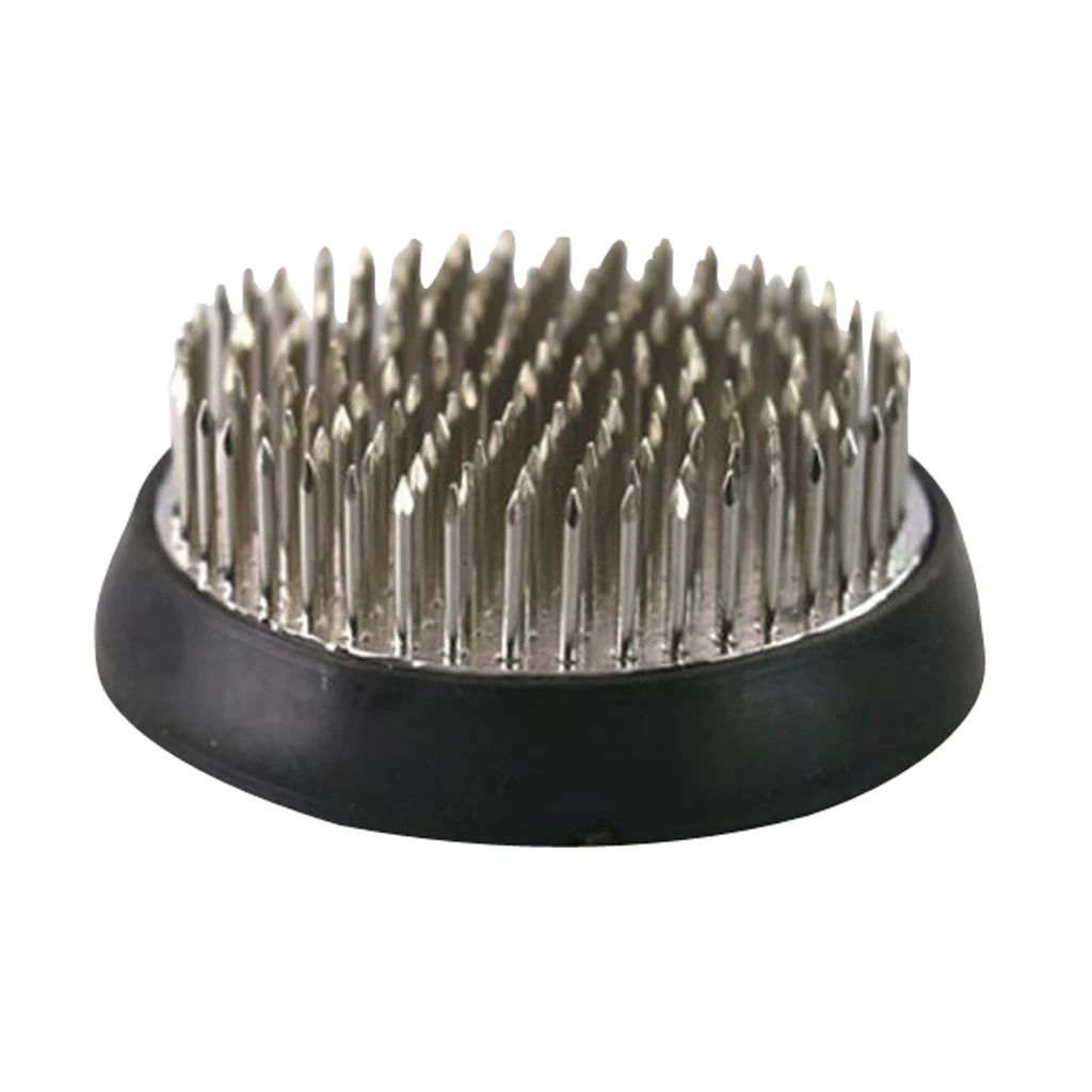 Round Ikebana Kenzan Spiky Flower Frog Arrangement Base Floral Art 