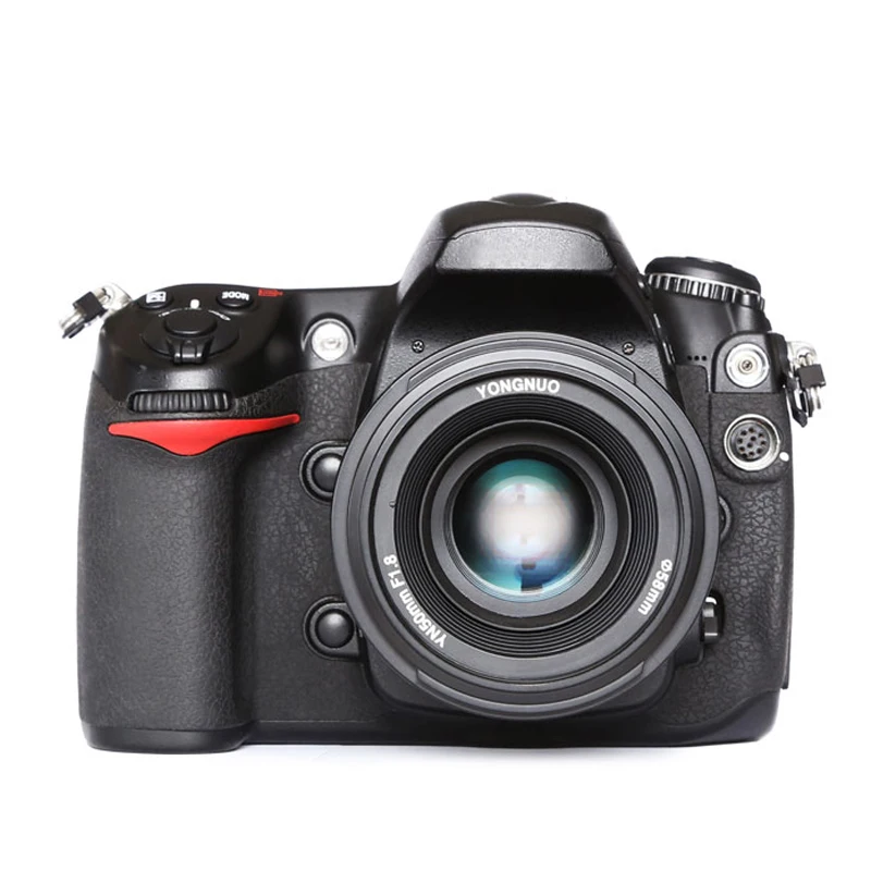 YONGNUO YN50MM F1.8 объектив камеры для Nikon D800 D5100 D5200 D5300 Большая диафрагма AF MF DSLR Sony ZV 1 RX100