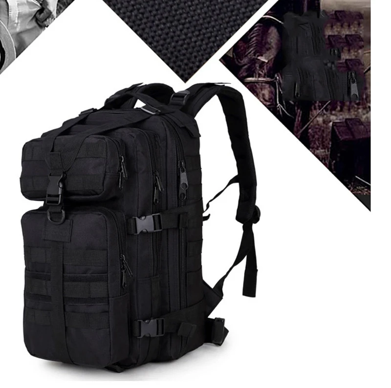 600D Waterproof Military Tactical Assault Molle Pack 35L Sling Backpack Army Rucksack Bag for Outdoor Hiking Camping Hunting (21)