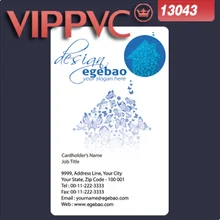 A13043 прозрачные визитные карточки шаблон для дизайна и с тиснением из ПВХ визитная карточка