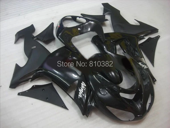 

Motorcycle Fairing kit for KAWASAKI Ninja ZX10R 2006 2007 ZX10R 06 07 Fashion matte&gloss black ABS Fairings set+7 gifts SK44