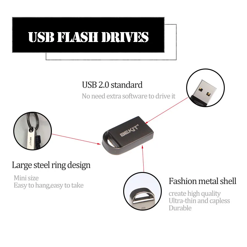 Флешка USB мини флеш-накопитель u-диск 4 ГБ/8 ГБ/16 ГБ/32 ГБ/64 ГБ флеш-накопитель металлический флеш-накопитель флеш-диск USB 2,0 карта памяти USB диск