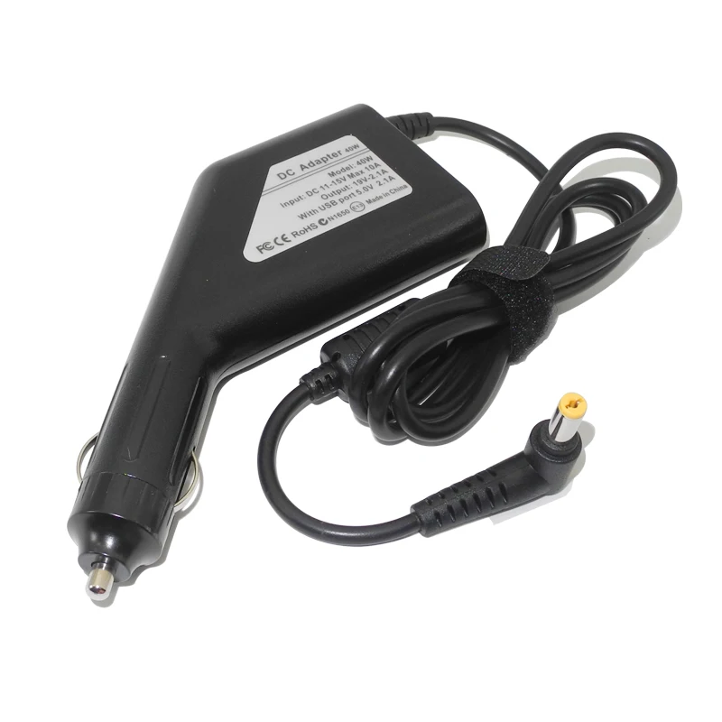 19V Dc Car Charger Power Adapter for Acer Laptop