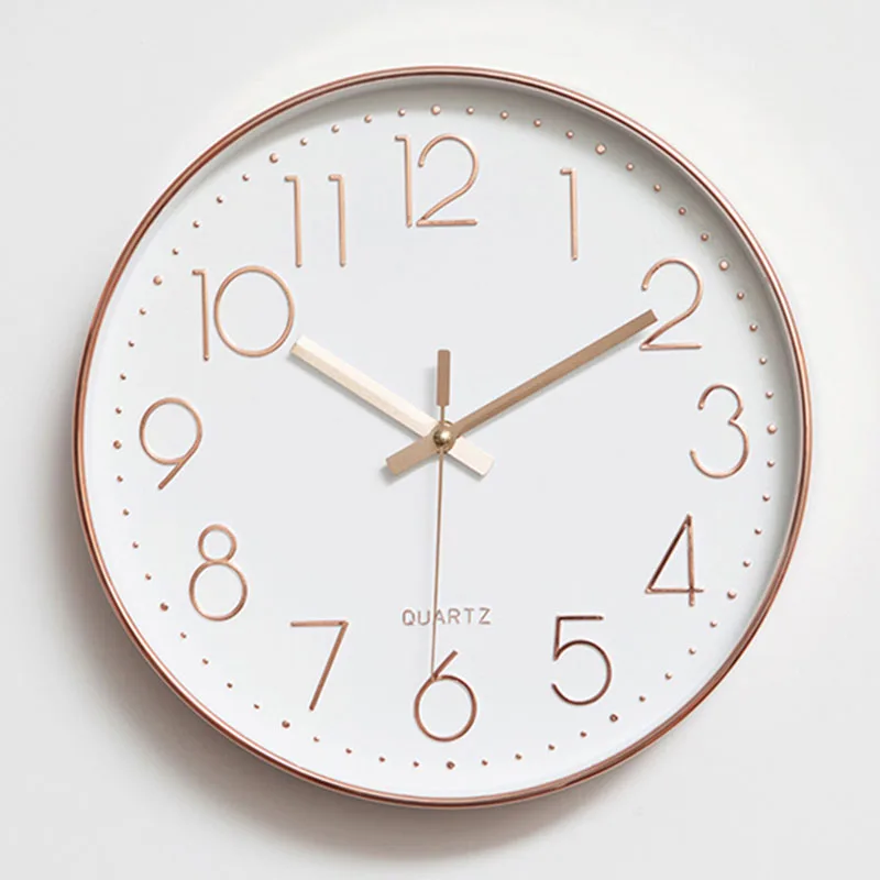 

Mute Blue Digital Round Wall Clocks Home Decor Watch Wall Clock Kitchen Living Room Decoration Duvar Saati Barber Wall Watch