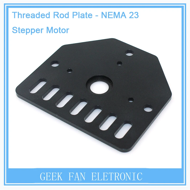 

5pcs For Openbuilds V-Slot Rod Plate for Nema23 with 80*72*3mm CNC Aluminum Stand Bracket for Kossel DIYPrusa i3 BIQU-I3 printer