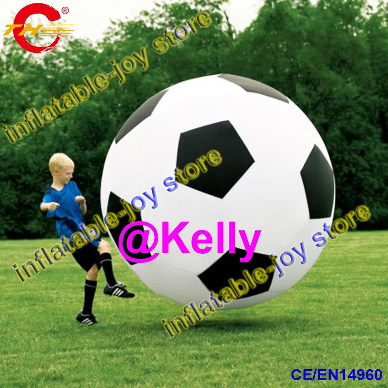 free shipping 1m/1.5m/2m dia inflatable football balloon, beach party