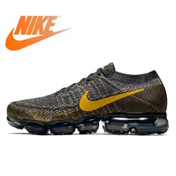 Оригинальный Nike Оригинальные кроссовки Air VaporMax Для мужчин без носка, беспатная классические Спорт на открытом воздухе спортивные удобные