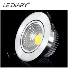 LEDIARY 4PCS/Lot COB Down light Recessed LED Ceiling Light 5W/7W Warm/Cold White Ceiling Lamp Indoor Lighting Fixture 100-240V
