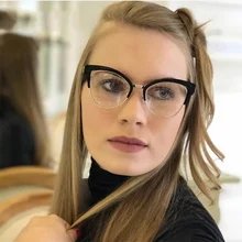 Кошачий глаз модные очки для женщин и мужчин прозрачные очки Оптические очки оправа прозрачная Оправа очков унисекс винтажные очки