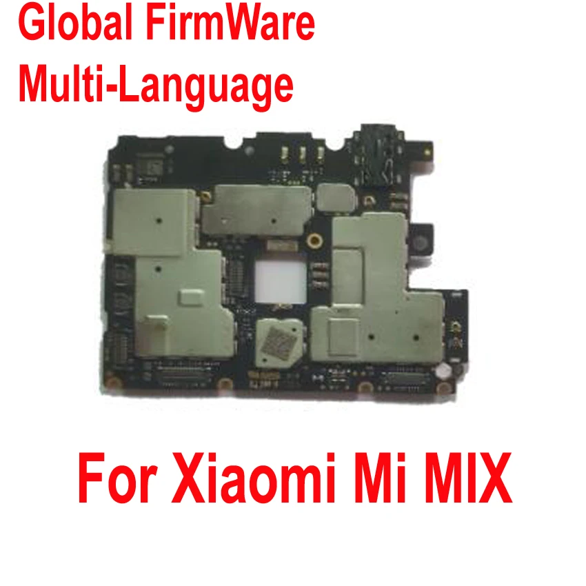 

Global FirmWare Original Used Test Working Unlock Mainboard For Xiaomi Mi MIX MiMix MIX1 Motherboard Circuit Fee Flex Cable