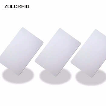 

100pcsF1108 RFID 13.56Mhz (Compatible MFS50) Re-writable Proximity Smart Card NFC Card 0.8mm Thin For Access Control System