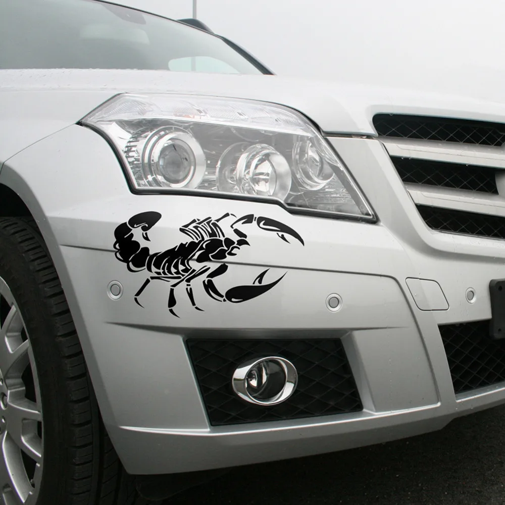 30cm Cute 3D Scorpion Car Stickers car styling vinyl decal sticker for Cars Acessories decoration