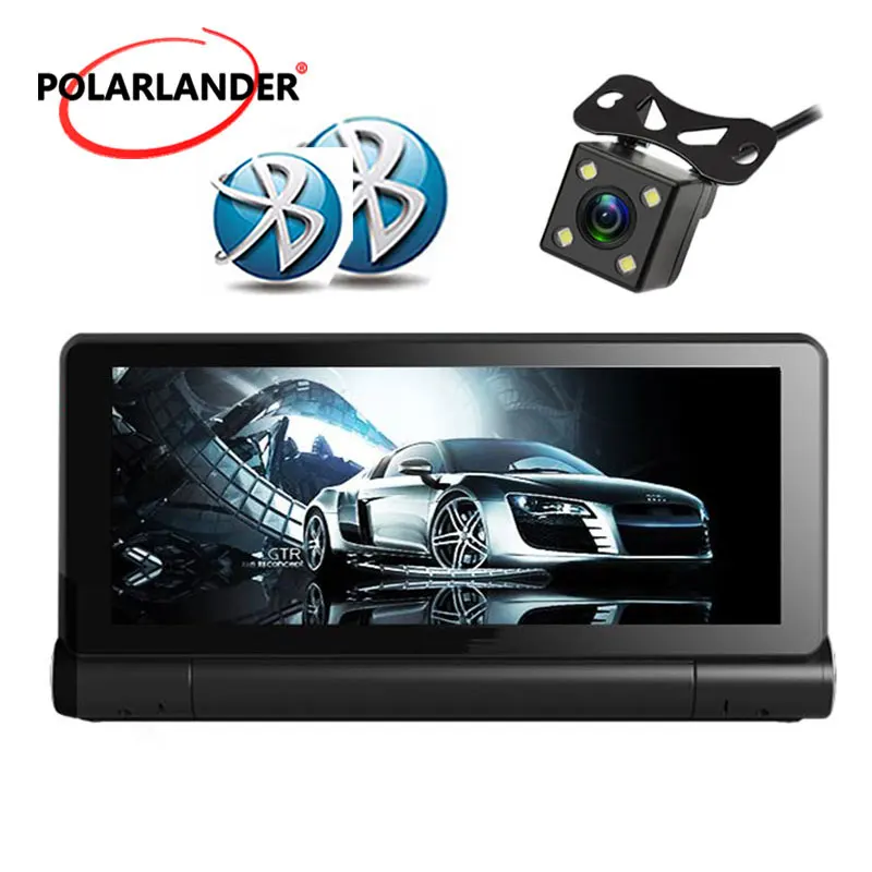 with camera Двойной камера Bluetooth Wi Fi Android 5,0 AVIN 1280 P регистраторы 1080*480 центральной консоли Навигатор Автомобильный gps DVR 3g - Название цвета: with camera