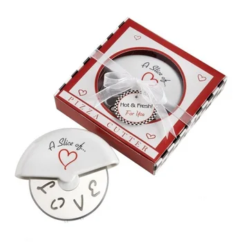 

2017 New 20pcs/lot Portable Metal Pizza Cutter Wedding Gifts for customers Promotional goods cheap Birthday gifts wholesale