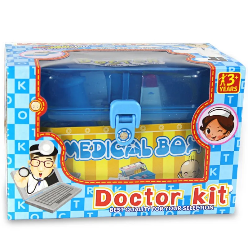 Медицинская игрушка для детей, набор игрушек для доктора, набор для моделирования, набор для доктора со стетоскопом, коробка для доктора для детей, ролевые игры, обучающая игрушка
