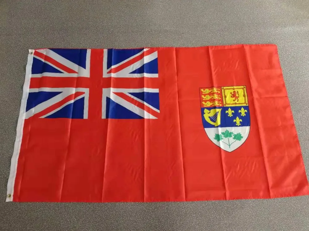 

Xiangying hanging 90*150cm Red Ensign defaced with the Royal Arms of Canada National Flag 1922-1957 For Decoration